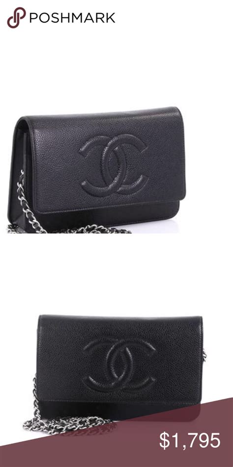 wallet on a string chanel|authentic chanel wallet on chain.